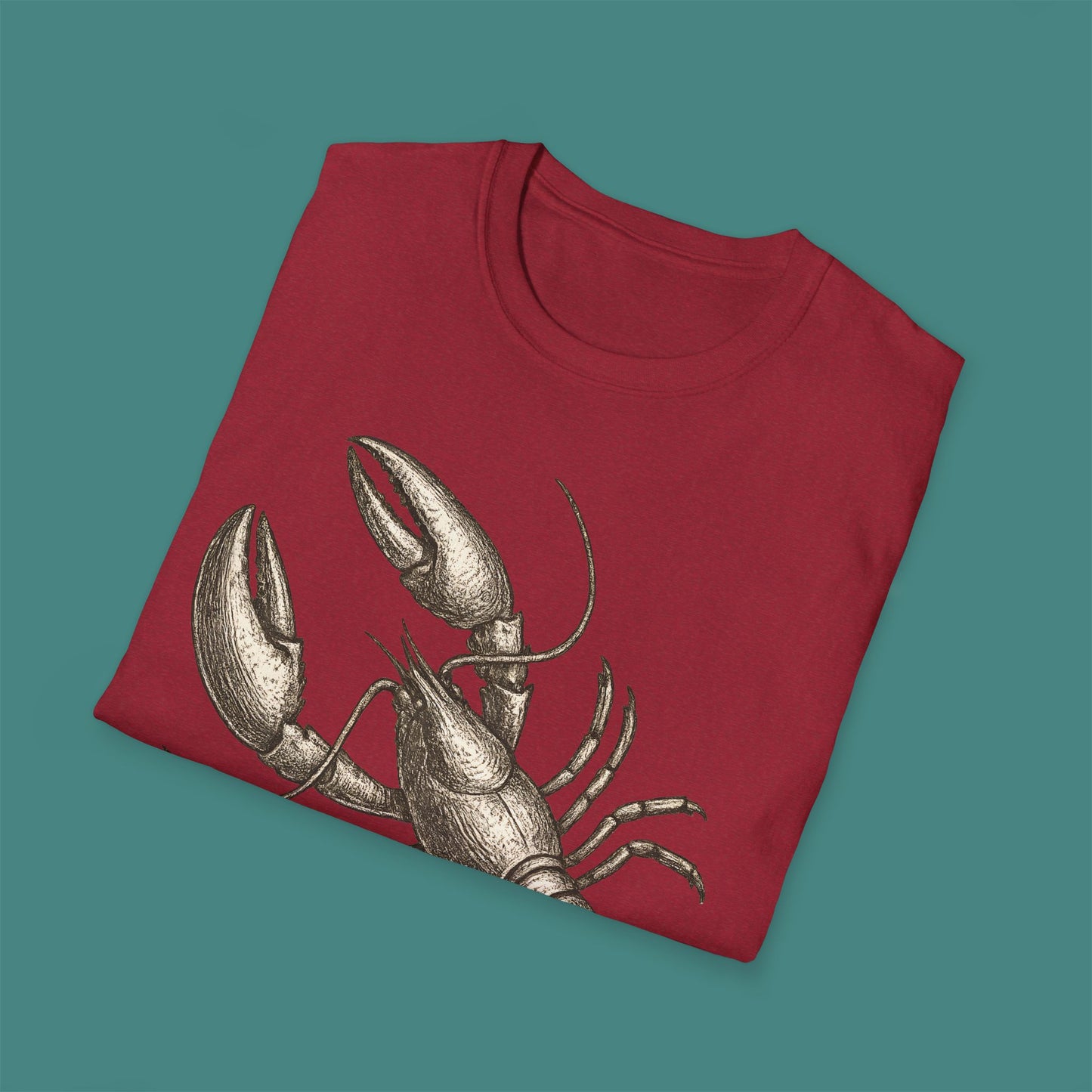 Vintage Etching Lobster Unisex T-Shirt