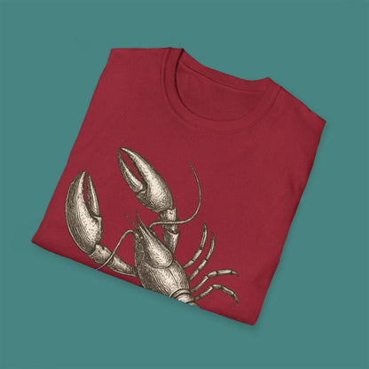 Vintage Etching Lobster Unisex T-Shirt