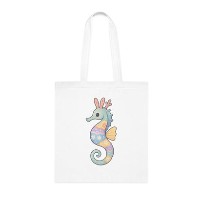 Easter Seahorse Tote Bag