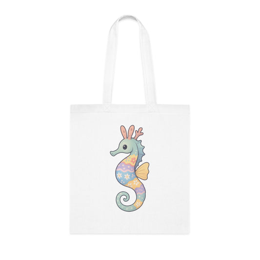 Easter Seahorse Tote Bag