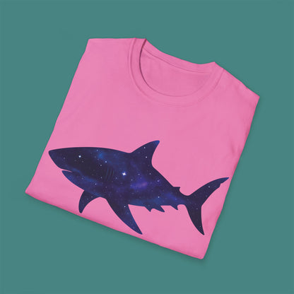 Cosmic Galaxy Shark Unisex T-Shirt