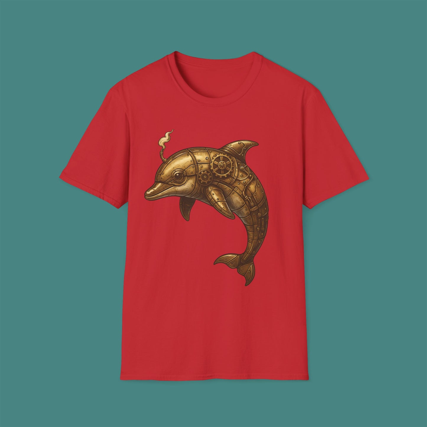 Steampunk Mechanical Dolphin Unisex T-Shirt