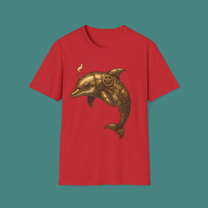 Steampunk Mechanical Dolphin Unisex T-Shirt