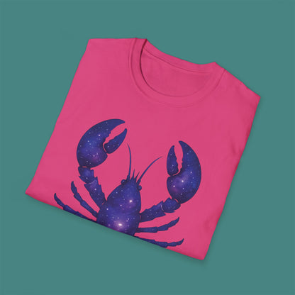 Cosmic Galaxy Lobster Unisex T-Shirt