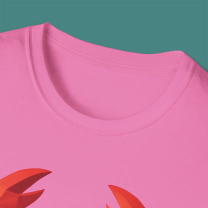 Geometric Polygon Crab Unisex T-Shirt