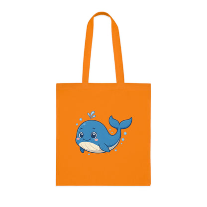Cartoon Cute Whale Tote Bag