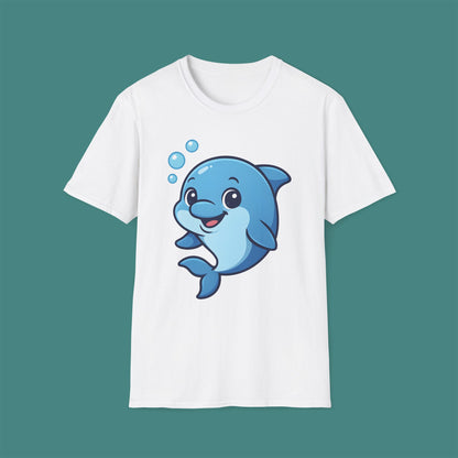 Cartoon Cute Dolphin Unisex T-Shirt
