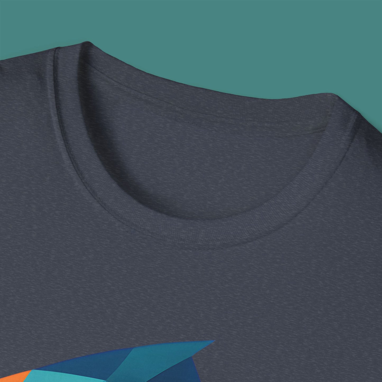 Geometric Polygon Fish Unisex T-Shirt