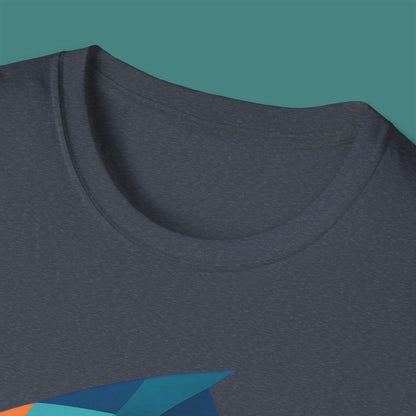 Geometric Polygon Fish Unisex T-Shirt