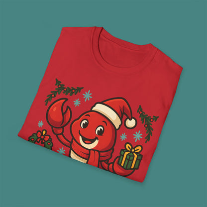Christmas Lobster Unisex T-Shirt