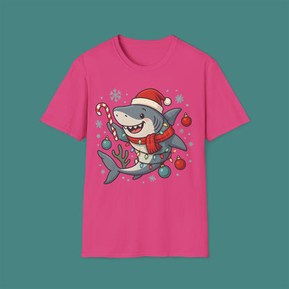 Christmas Shark Unisex T-Shirt