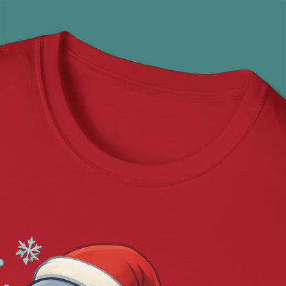 Christmas Dolphin Unisex T-Shirt