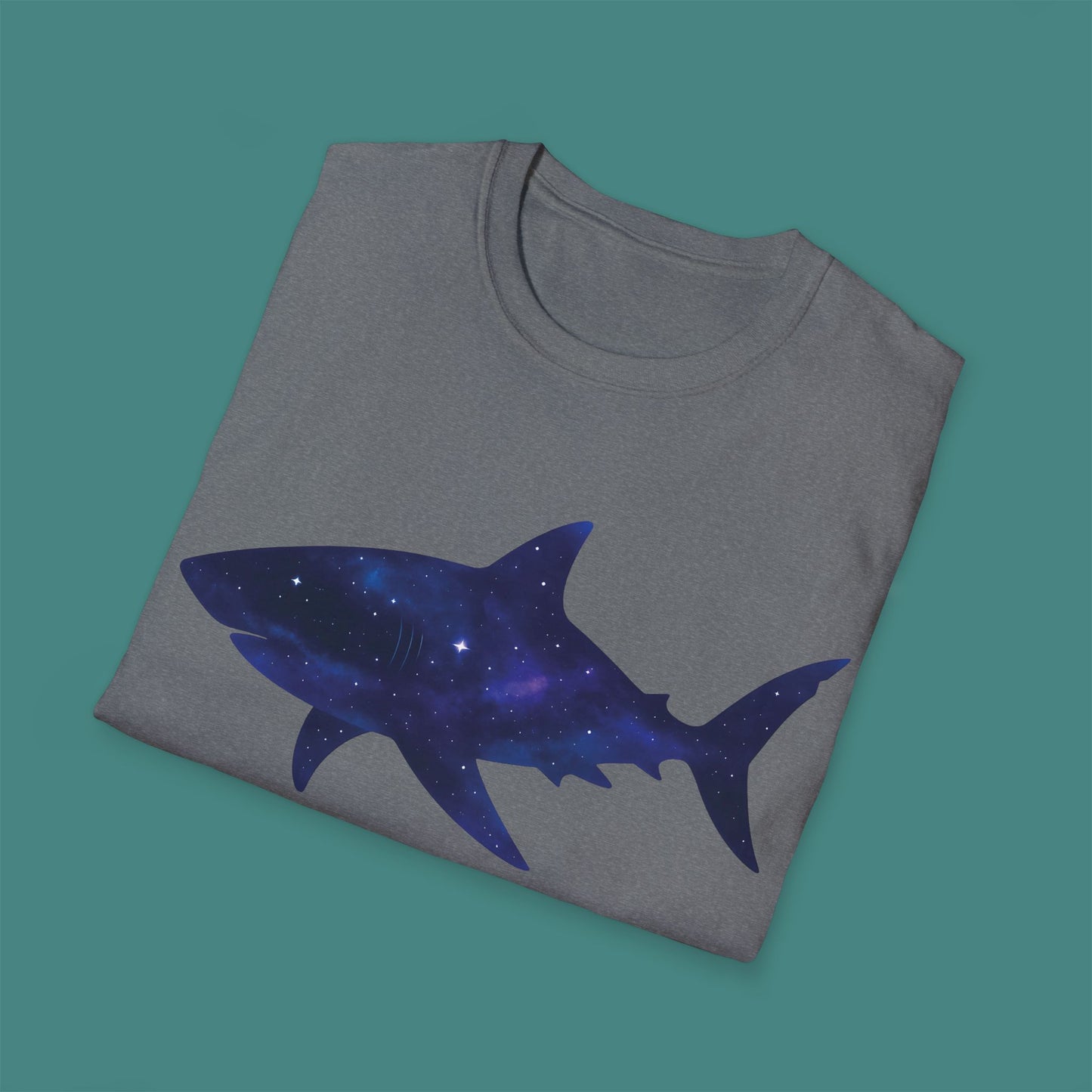 Cosmic Galaxy Shark Unisex T-Shirt