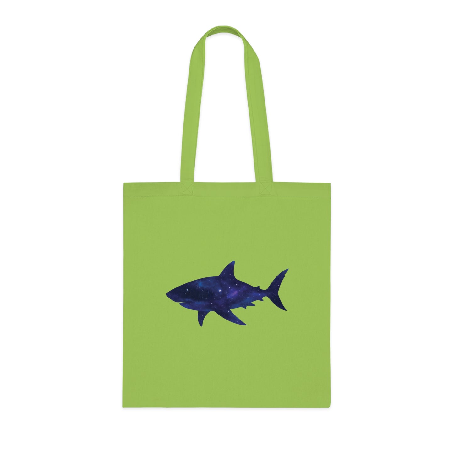 Cosmic Galaxy Shark Tote Bag