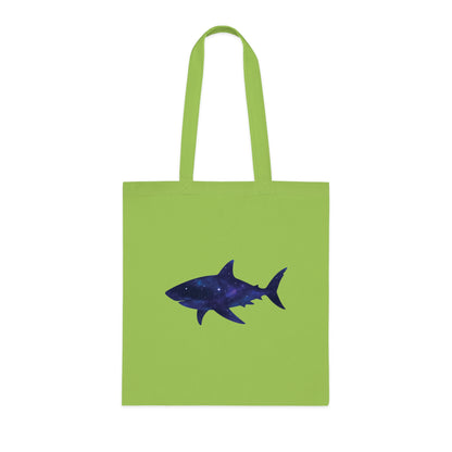 Cosmic Galaxy Shark Tote Bag