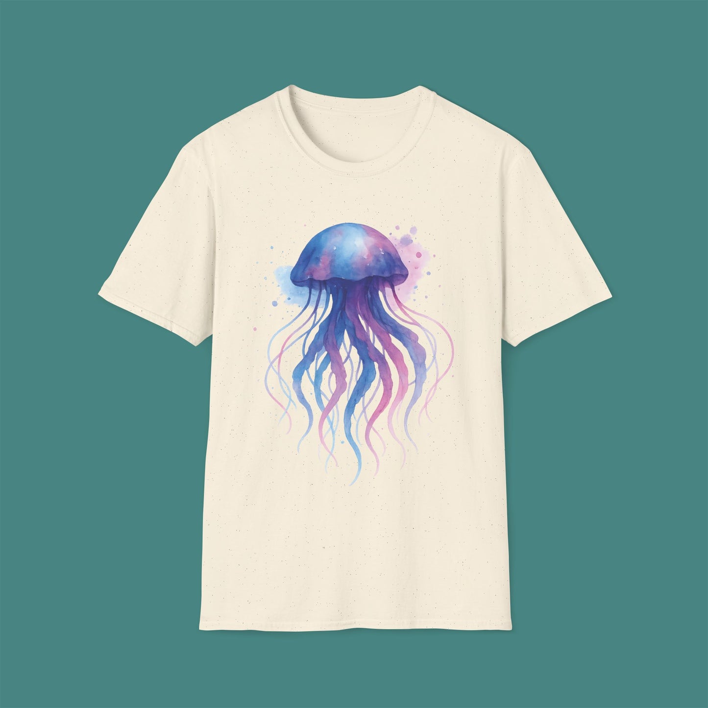 Watercolor Splash Jellyfish Unisex T-Shirt