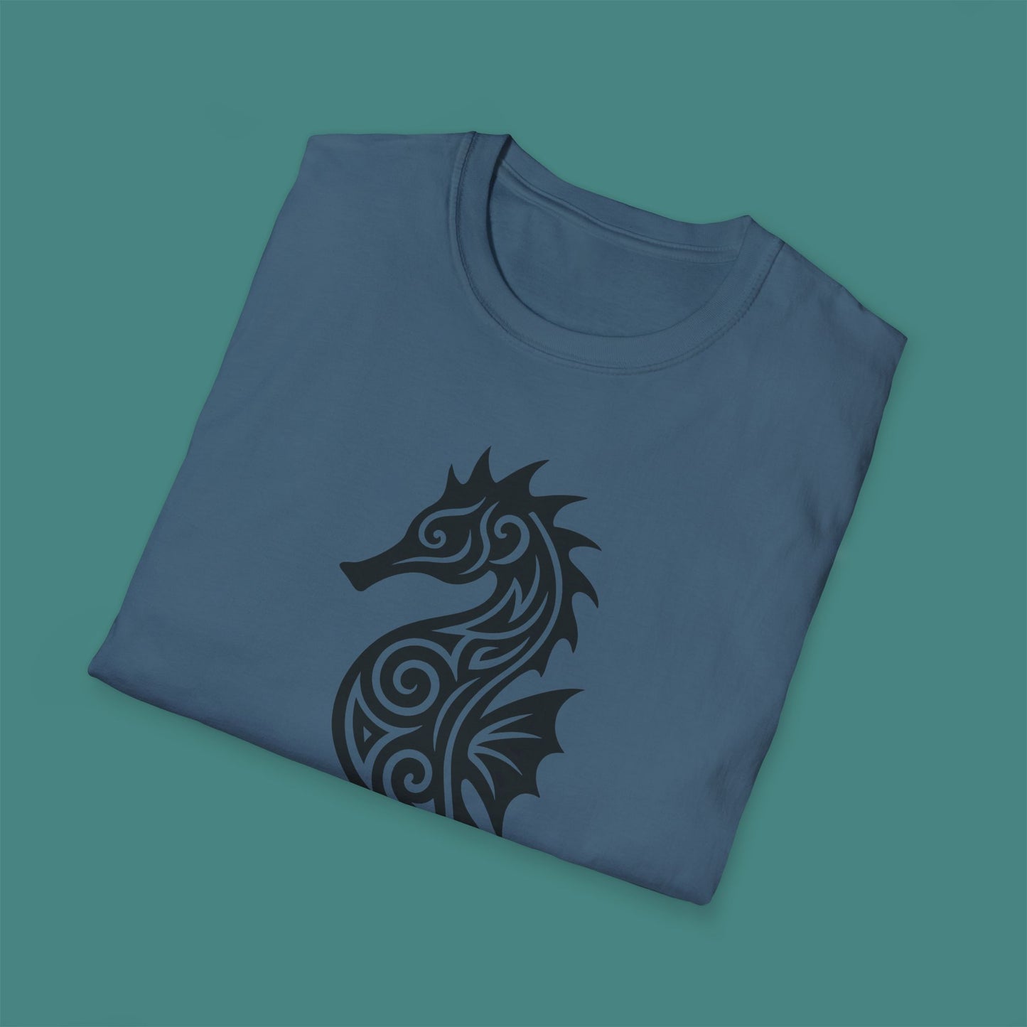 Tribal Tattoo Seahorse Unisex T-Shirt