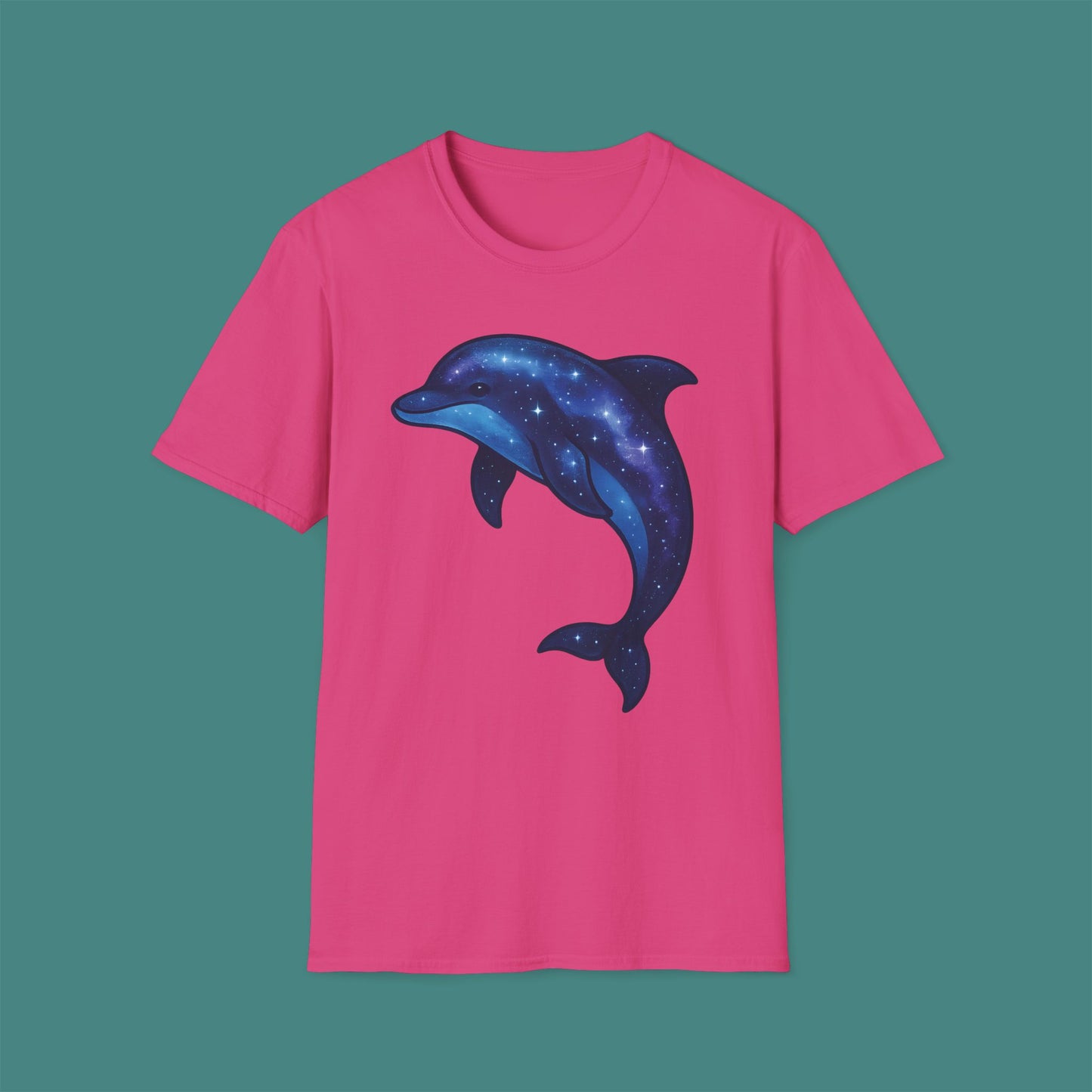 Cosmic Galaxy Dolphin Unisex T-Shirt