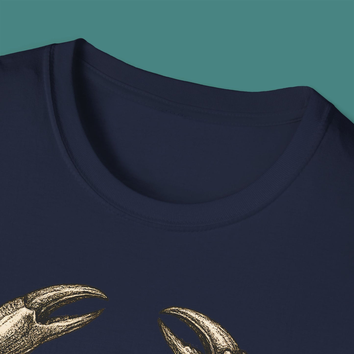 Vintage Etching Crab Unisex T-Shirt