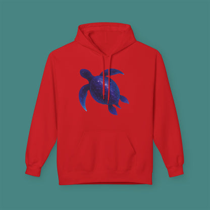 Cosmic Galaxy Turtle Fleece Unisex Hoodie