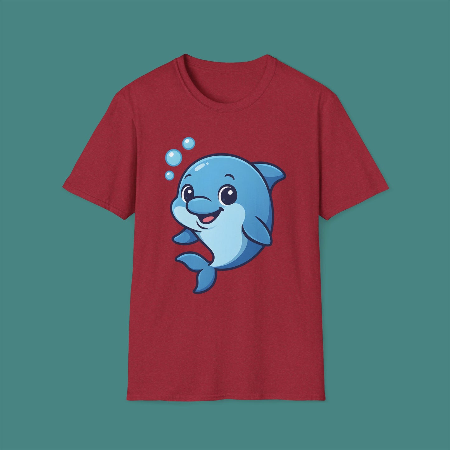 Cartoon Cute Dolphin Unisex T-Shirt