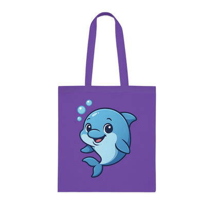 Cartoon Cute Dolphin Tote Bag