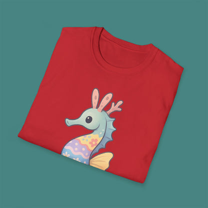 Easter Seahorse Unisex T-Shirt