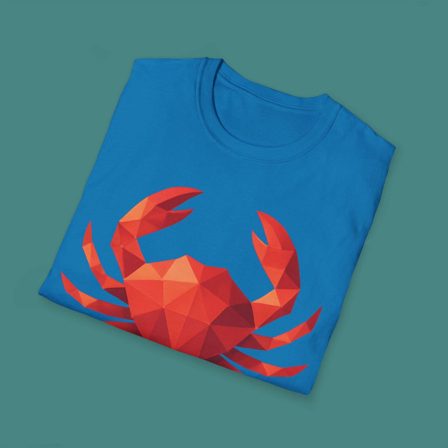 Geometric Polygon Crab Unisex T-Shirt