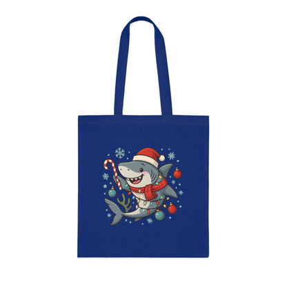 Christmas Shark Tote Bag