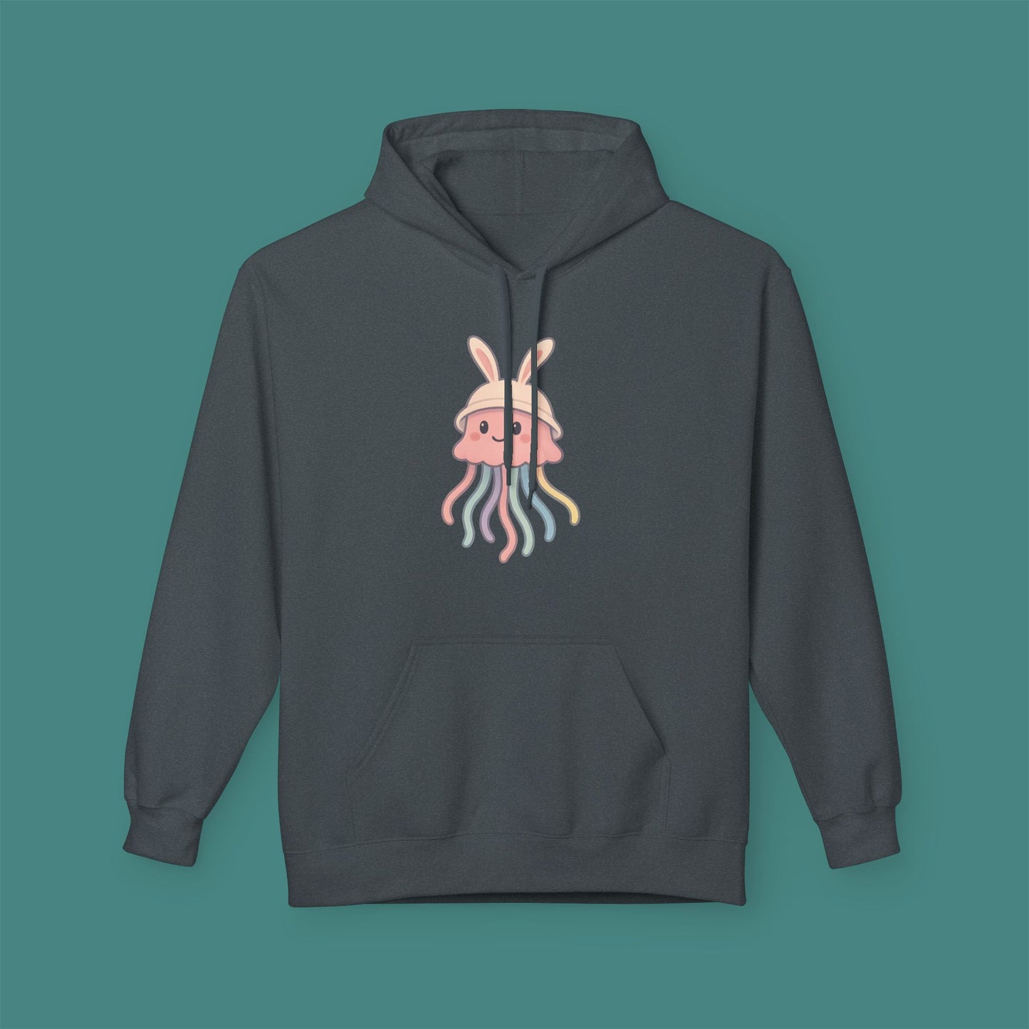 Easter Jellyfish Fleece Unisex Hoodie