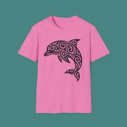 Tribal Tattoo Dolphin Unisex T-Shirt