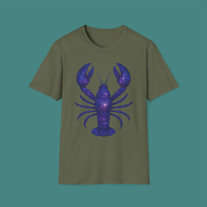 Cosmic Galaxy Lobster Unisex T-Shirt