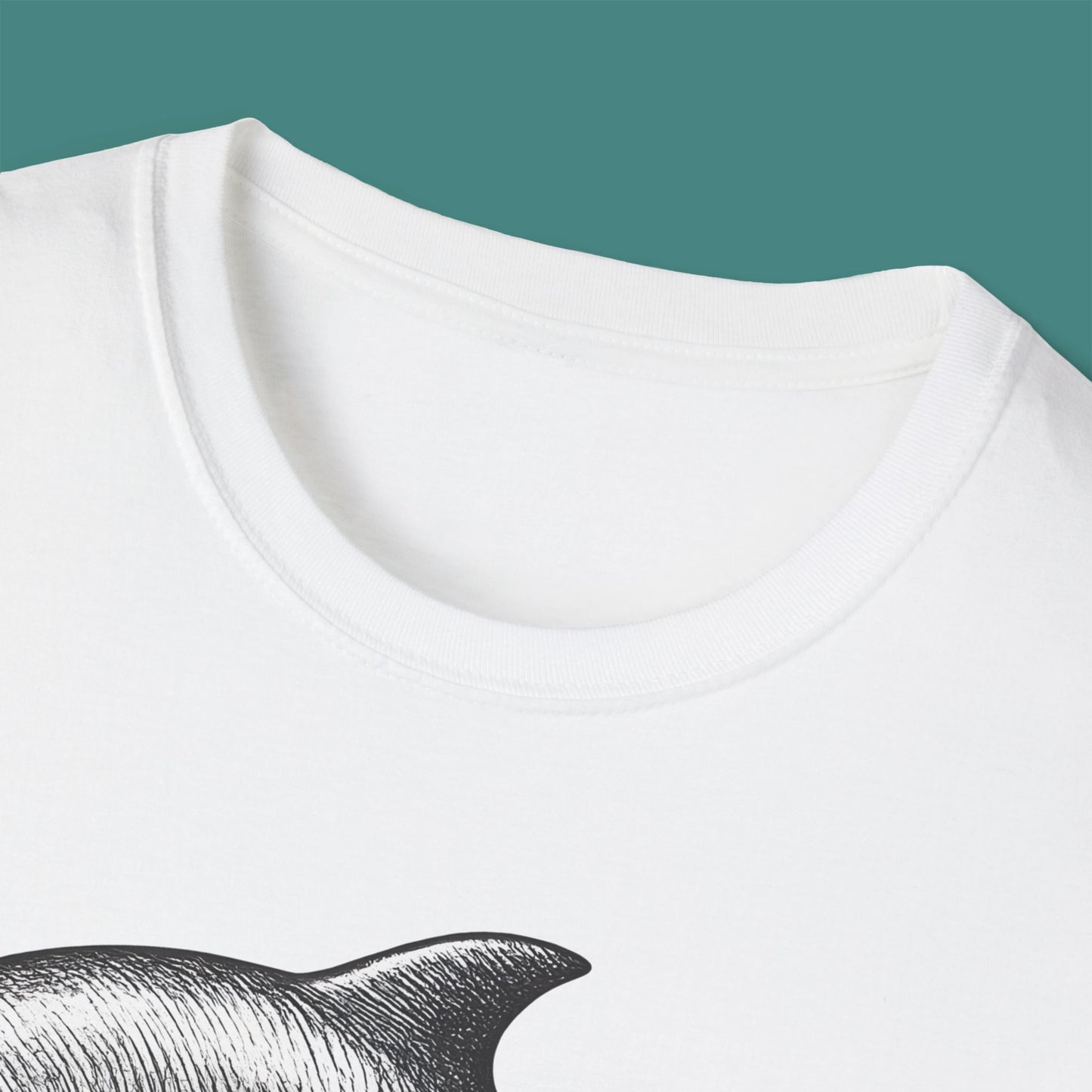 Vintage Etching Dolphin Unisex T-Shirt