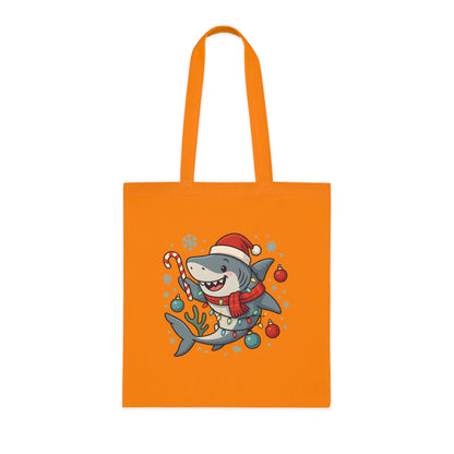 Christmas Shark Tote Bag