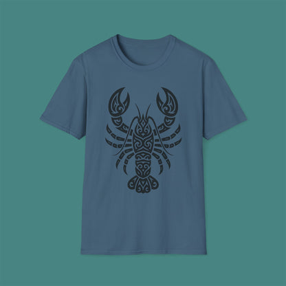 Tribal Tattoo Lobster Unisex T-Shirt