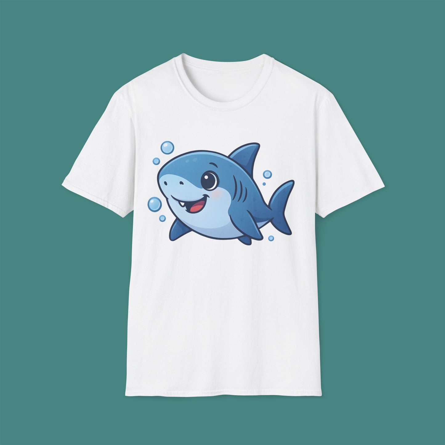 Cartoon Cute Shark Unisex T-Shirt