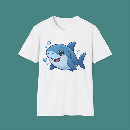 Cartoon Cute Shark Unisex T-Shirt