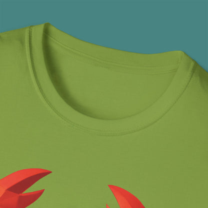 Geometric Polygon Crab Unisex T-Shirt