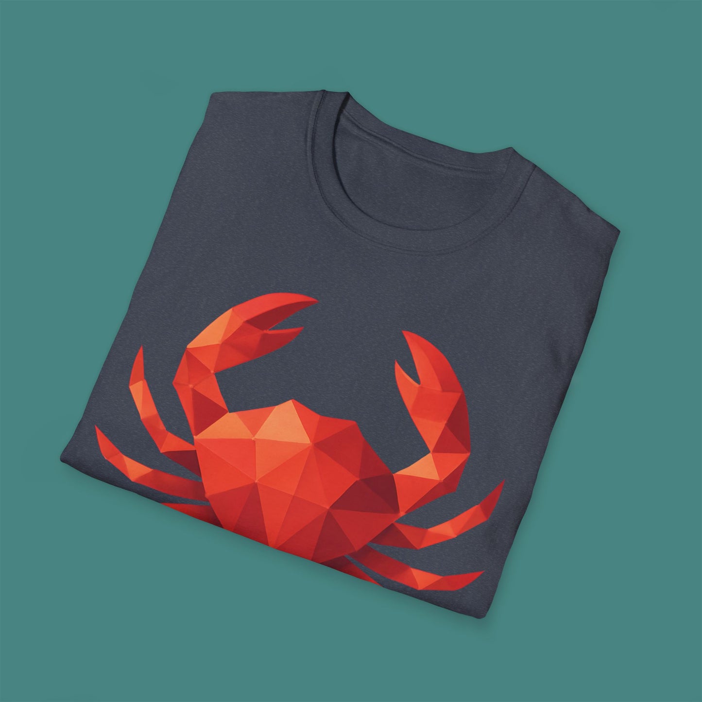 Geometric Polygon Crab Unisex T-Shirt