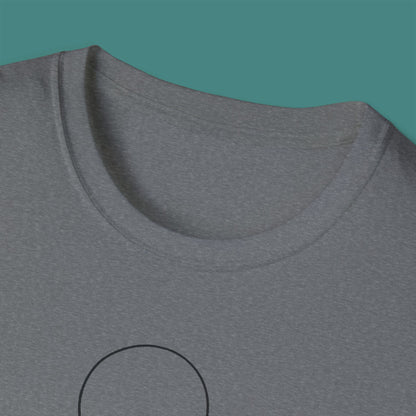 Minimalist Line Art Octopus Unisex T-Shirt