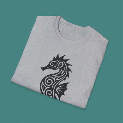 Tribal Tattoo Seahorse Unisex T-Shirt