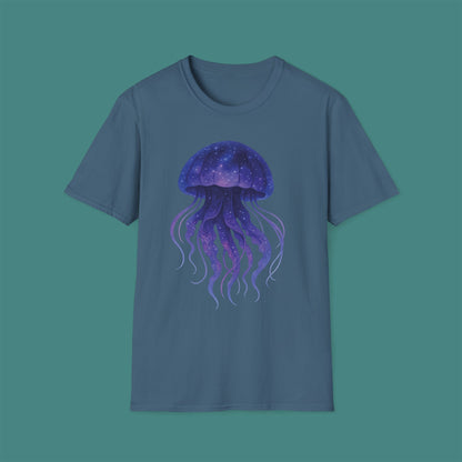 Cosmic Galaxy Jellyfish Unisex T-Shirt