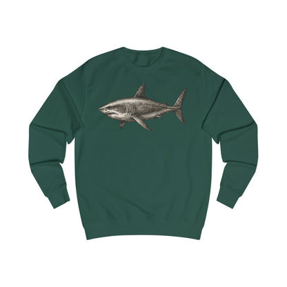 Vintage Etching Shark Unisex Sweatshirt