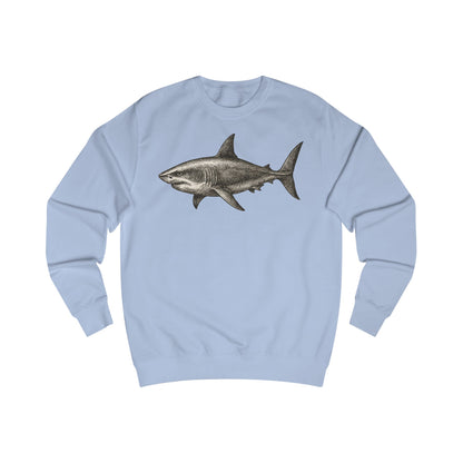 Vintage Etching Shark Unisex Sweatshirt
