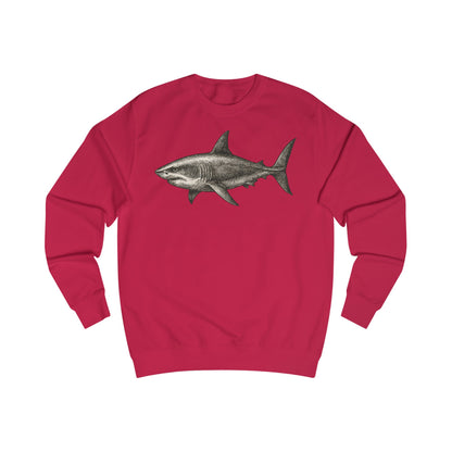 Vintage Etching Shark Unisex Sweatshirt