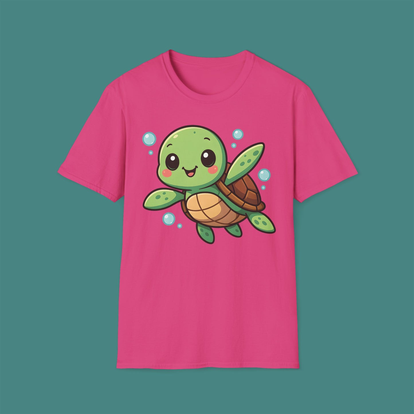 Cartoon Cute Turtle Unisex T-Shirt