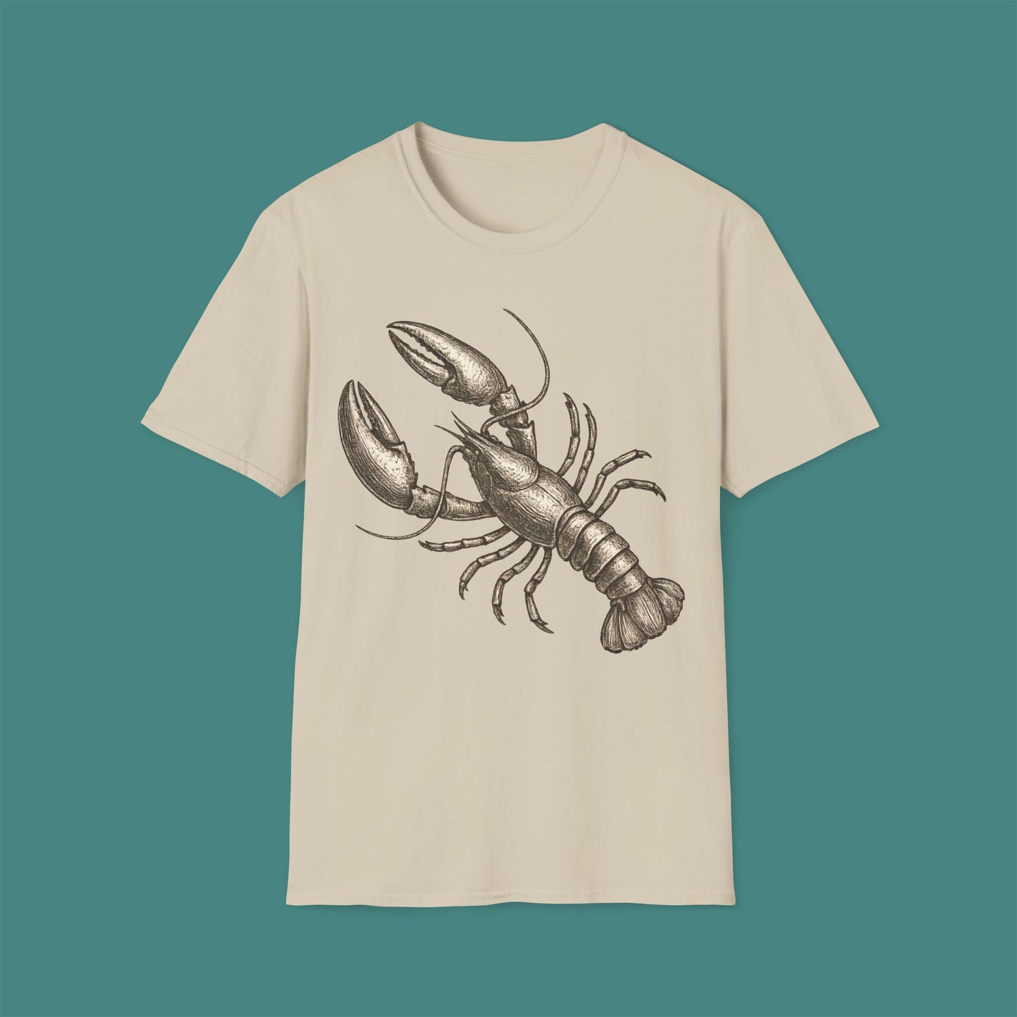 Vintage Etching Lobster Unisex T-Shirt