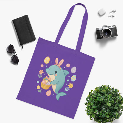 Easter Dolphin Tote Bag