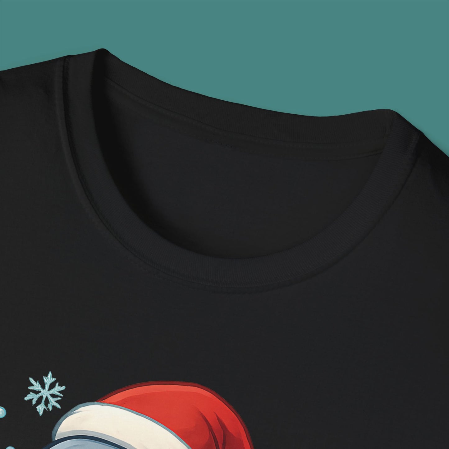 Christmas Dolphin Unisex T-Shirt