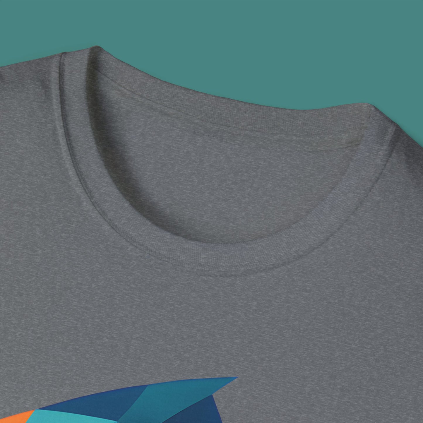 Geometric Polygon Fish Unisex T-Shirt